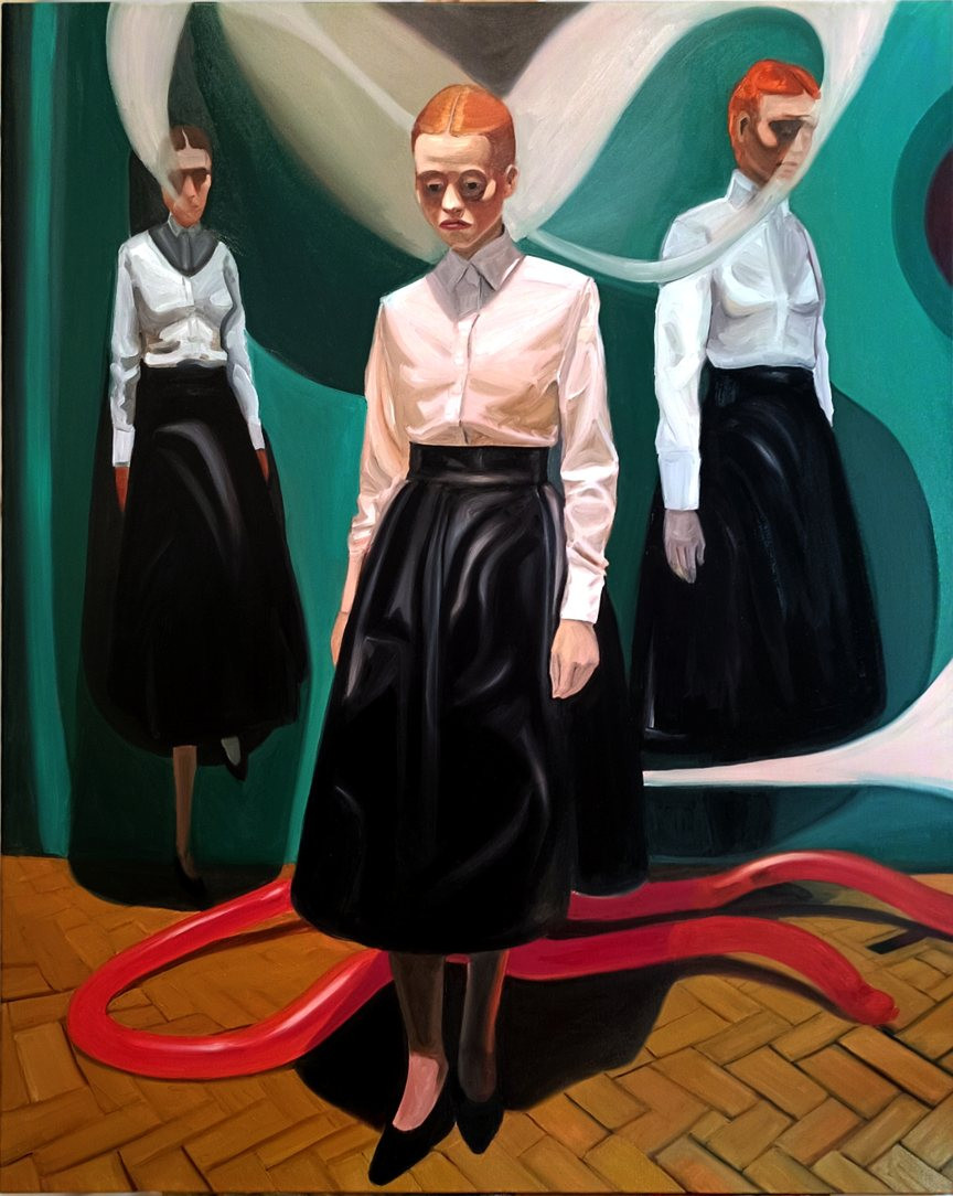 3am at the Piaf, oil on canvas