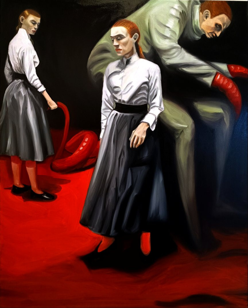 5am at the Piaf, oil on canvas