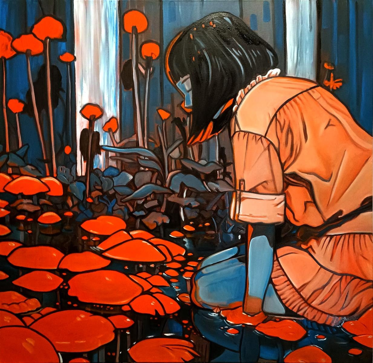 Daphne, oil on canvas