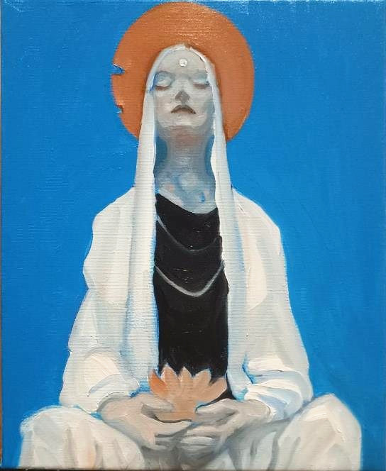 Gaia, oil on canvas
