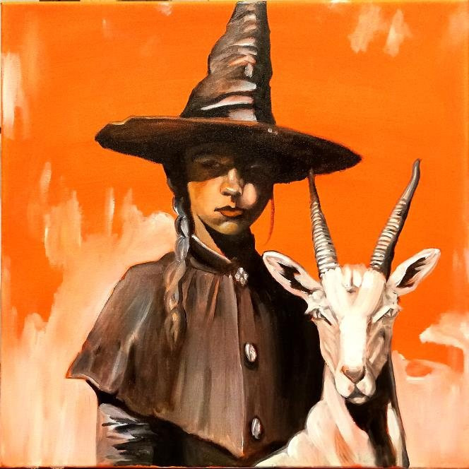 Hekate, oil on canvas