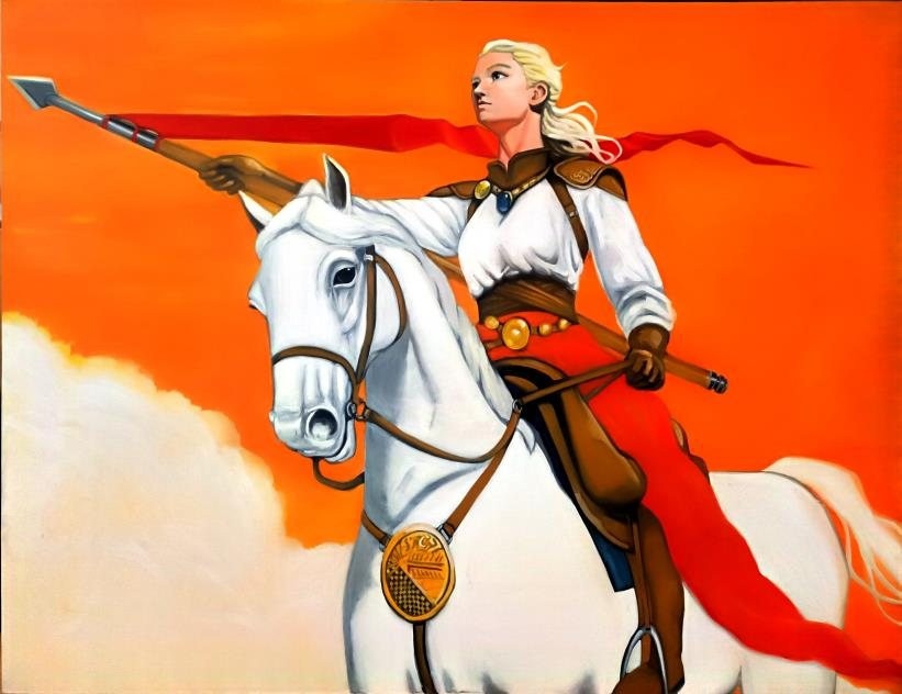 Hippeia, oil on canvas