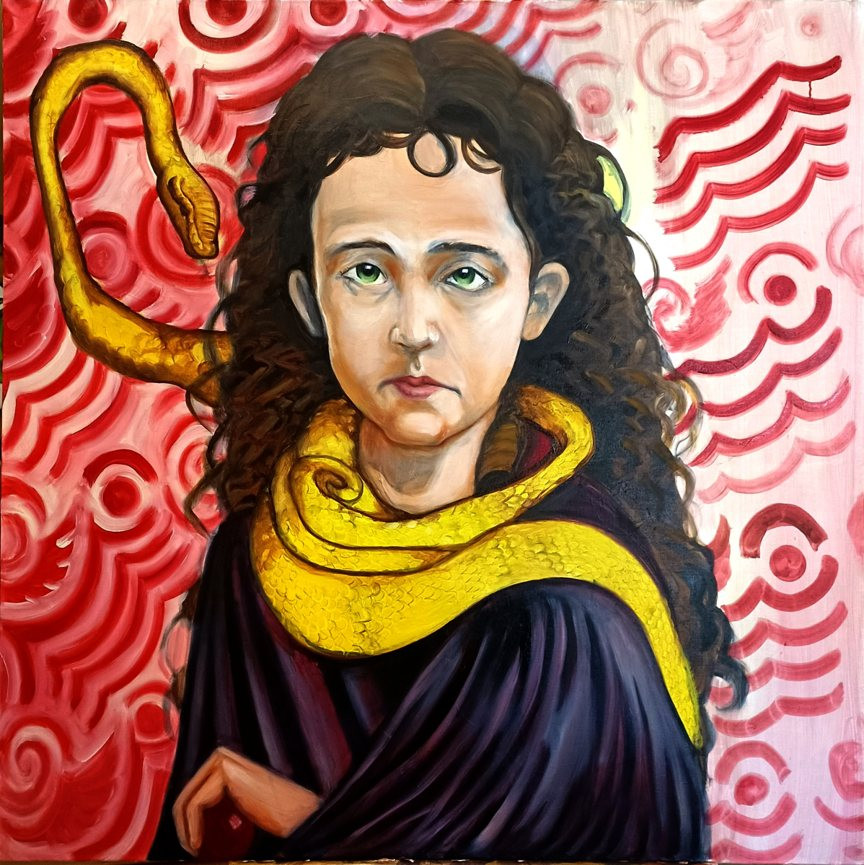 Innocent, oil on canvas