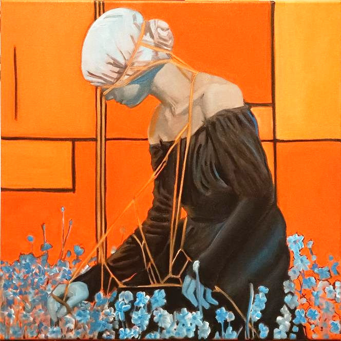 Lachesis, oil on canvas
