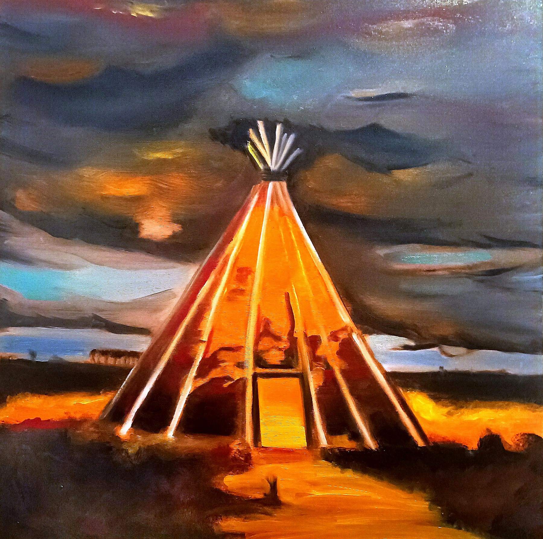 America, oil on canvas