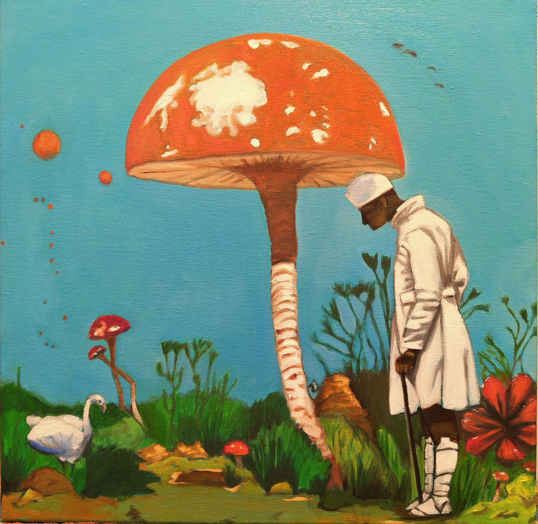 Fly Agaric, oil on canvas