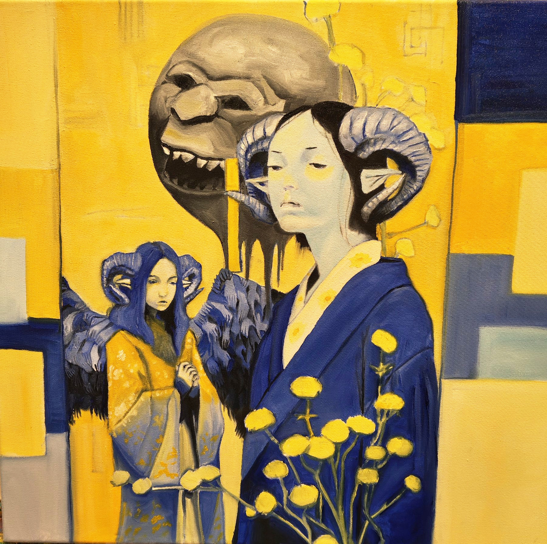 Bad Company, oil on canvas