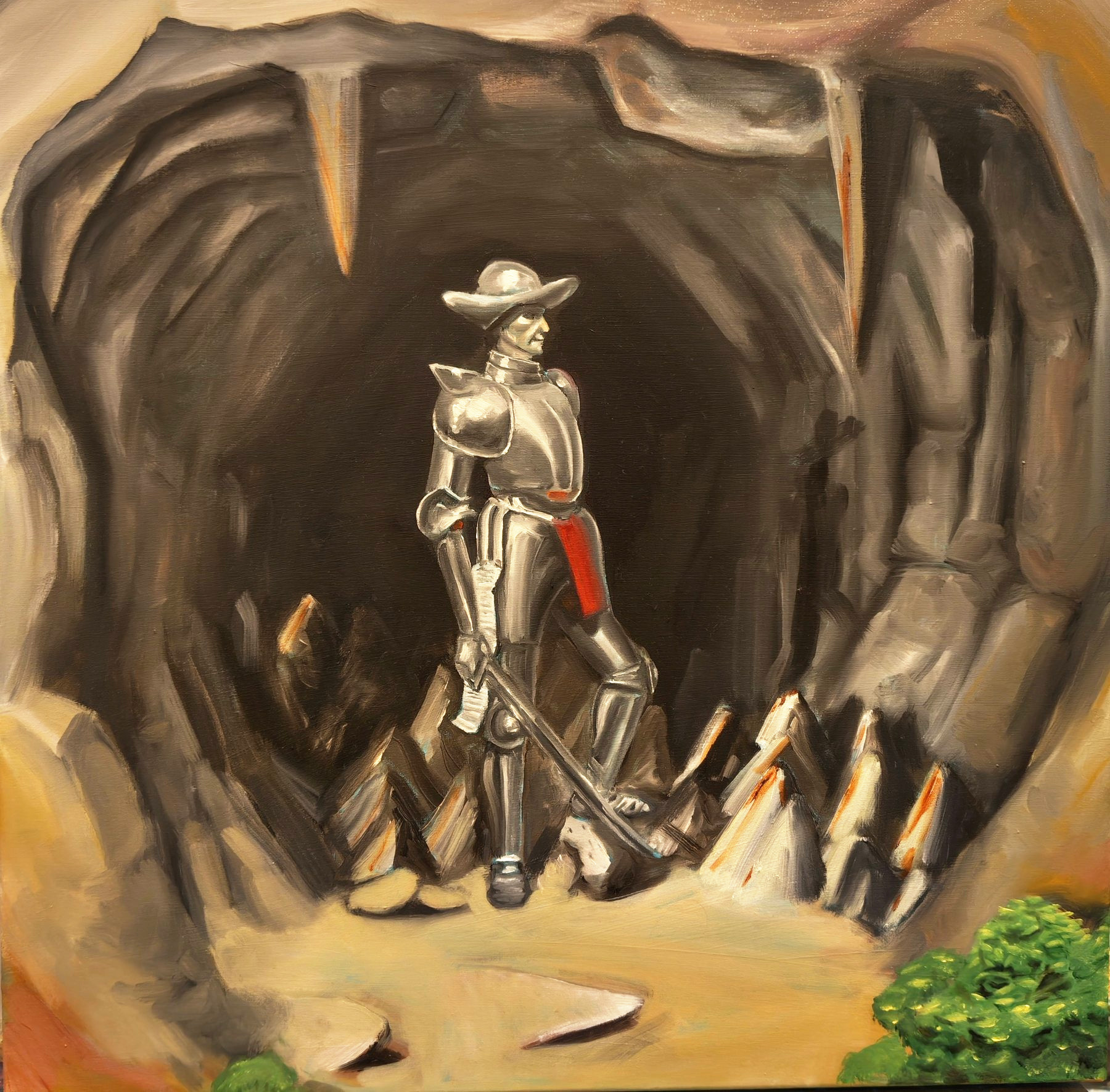 Dragon Hunter, oil on canvas