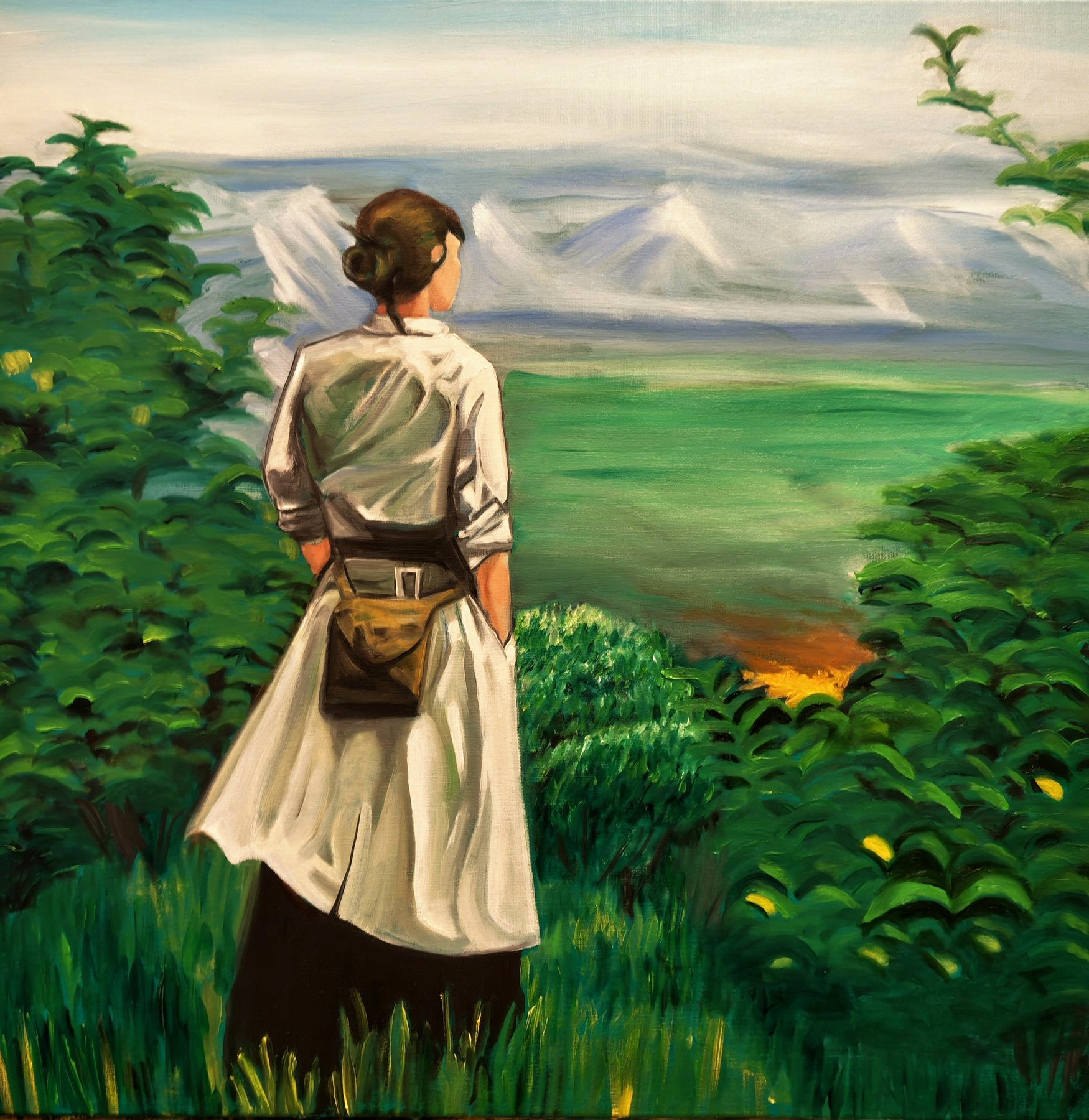 In Search, oil on canvas