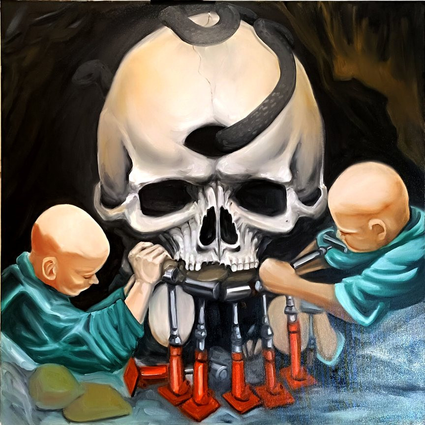 Mythopoesis, oil on canvas