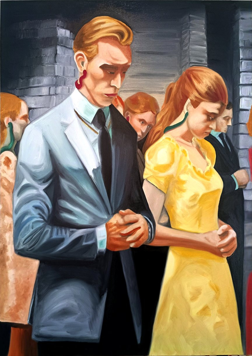 Ophic Service, oil on canvas