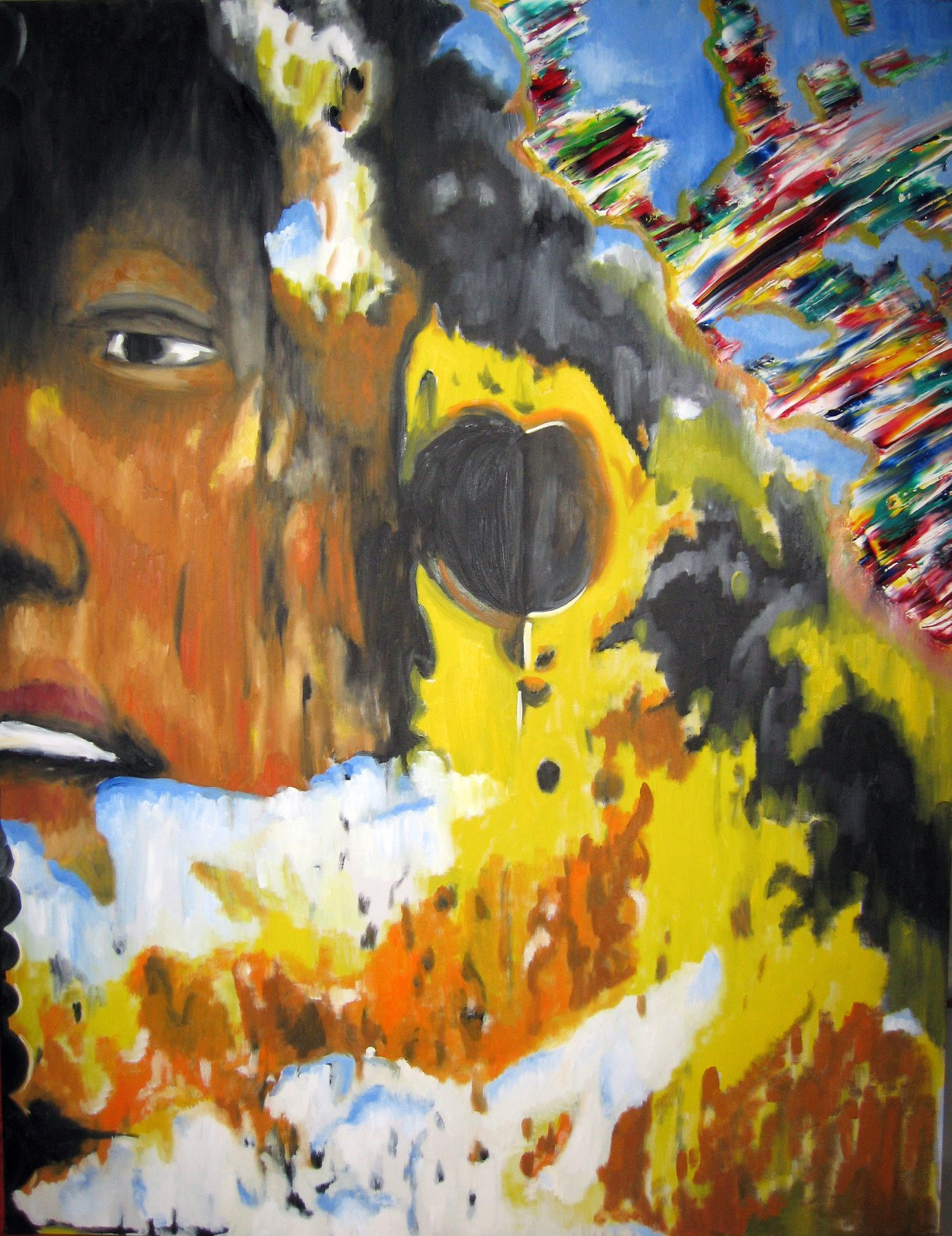 Virgin of the Rains, oil on canvas